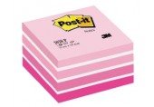 Notite adezive 76 x 76 mm cub Post-it 3M roz pastel